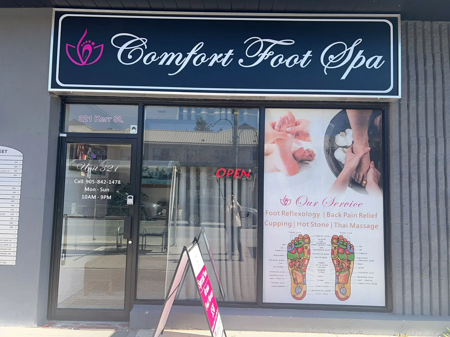 Comfort Foot Spa Interior